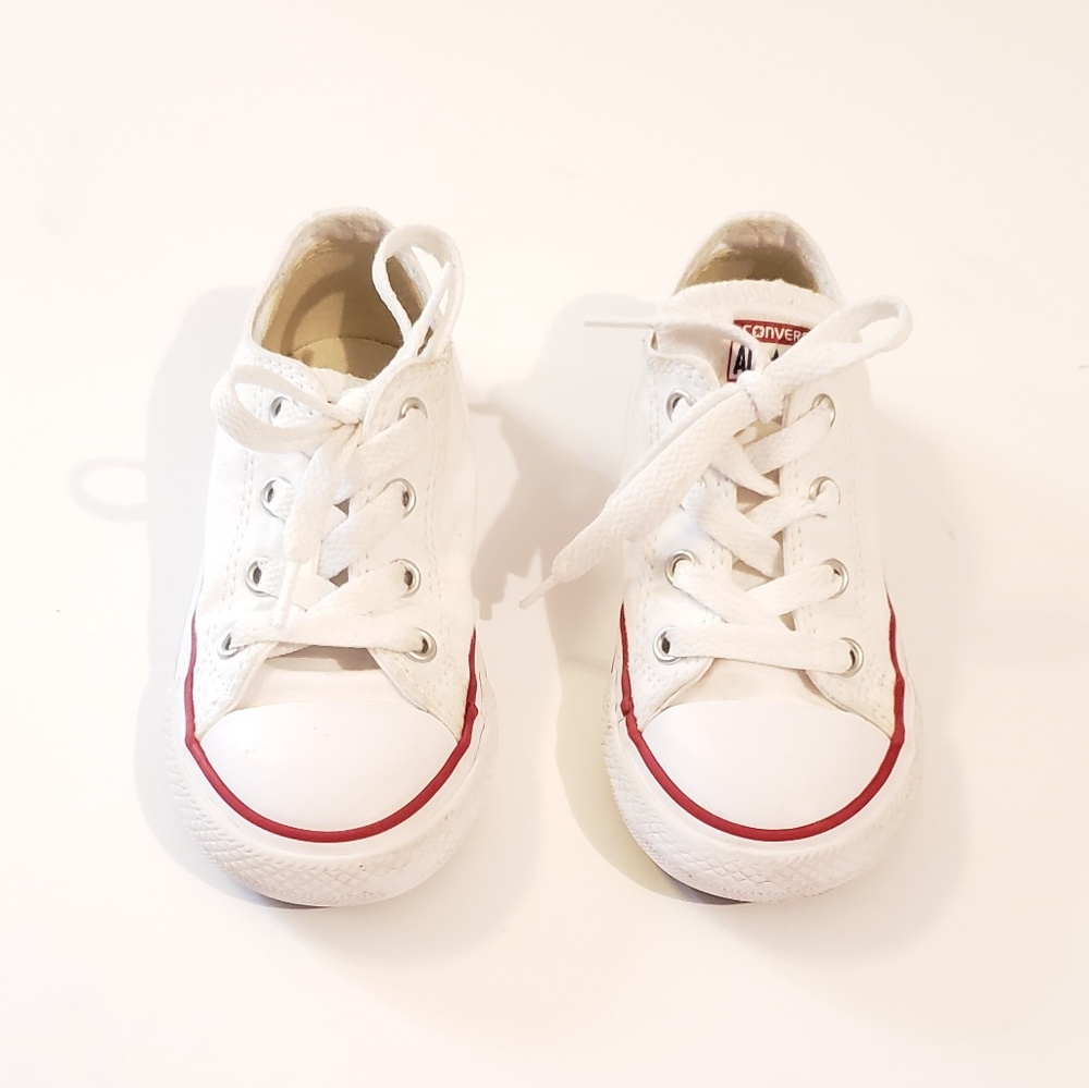 Kids White Converse Sneakers